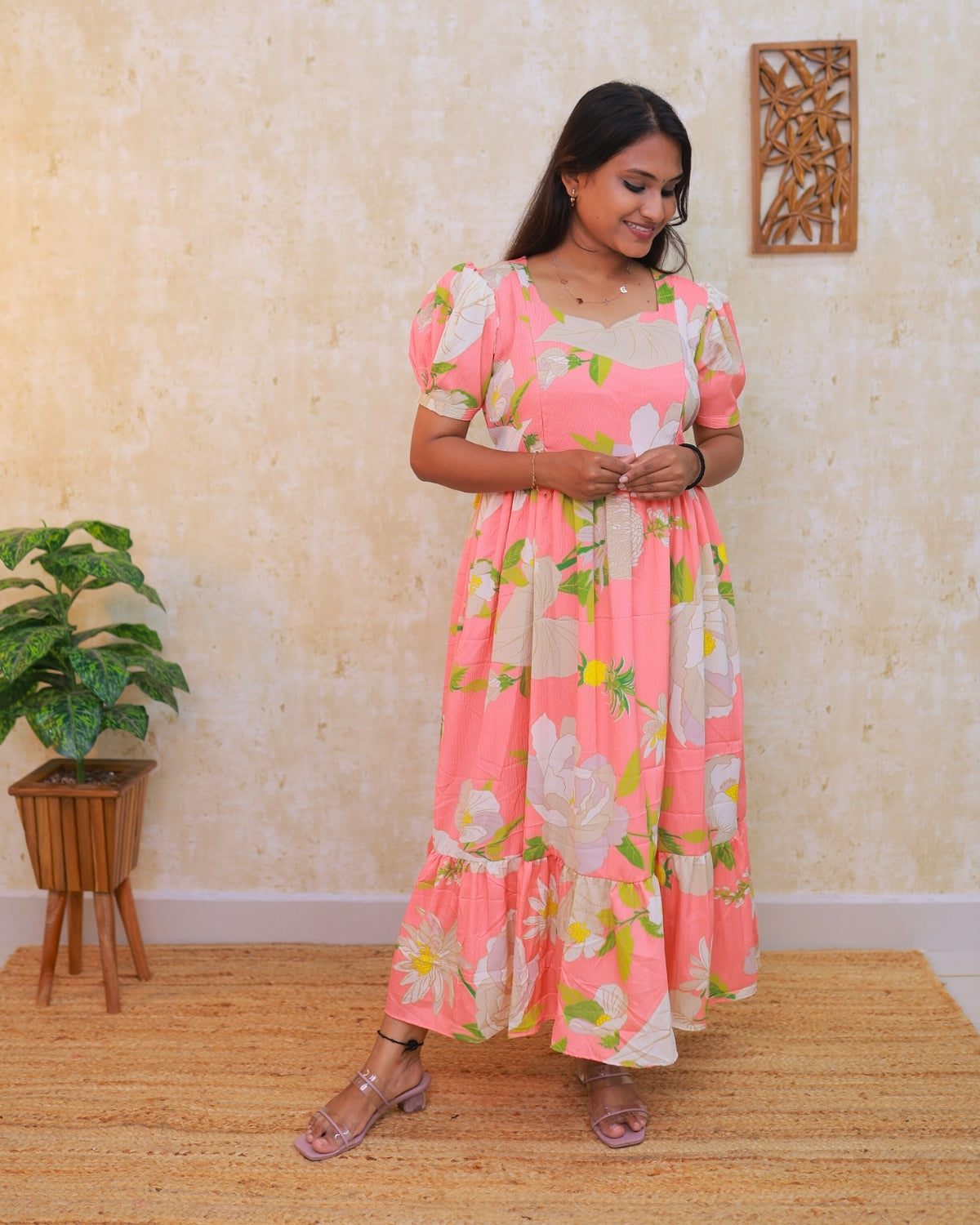 Peach Bud | Maternity Kurti with Lining [Popcorn]