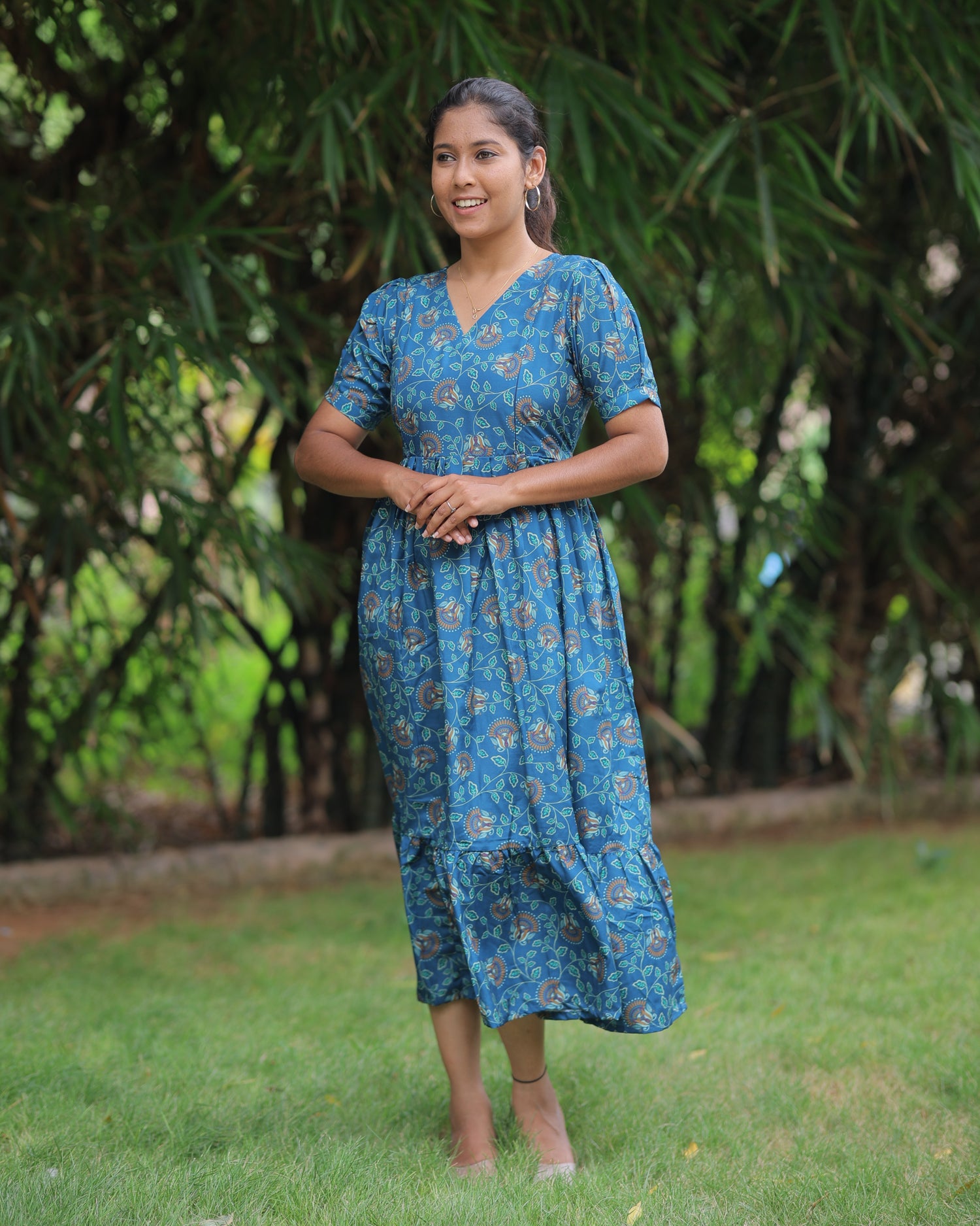Ambika | Maternity Maxi [Double Side Zips]