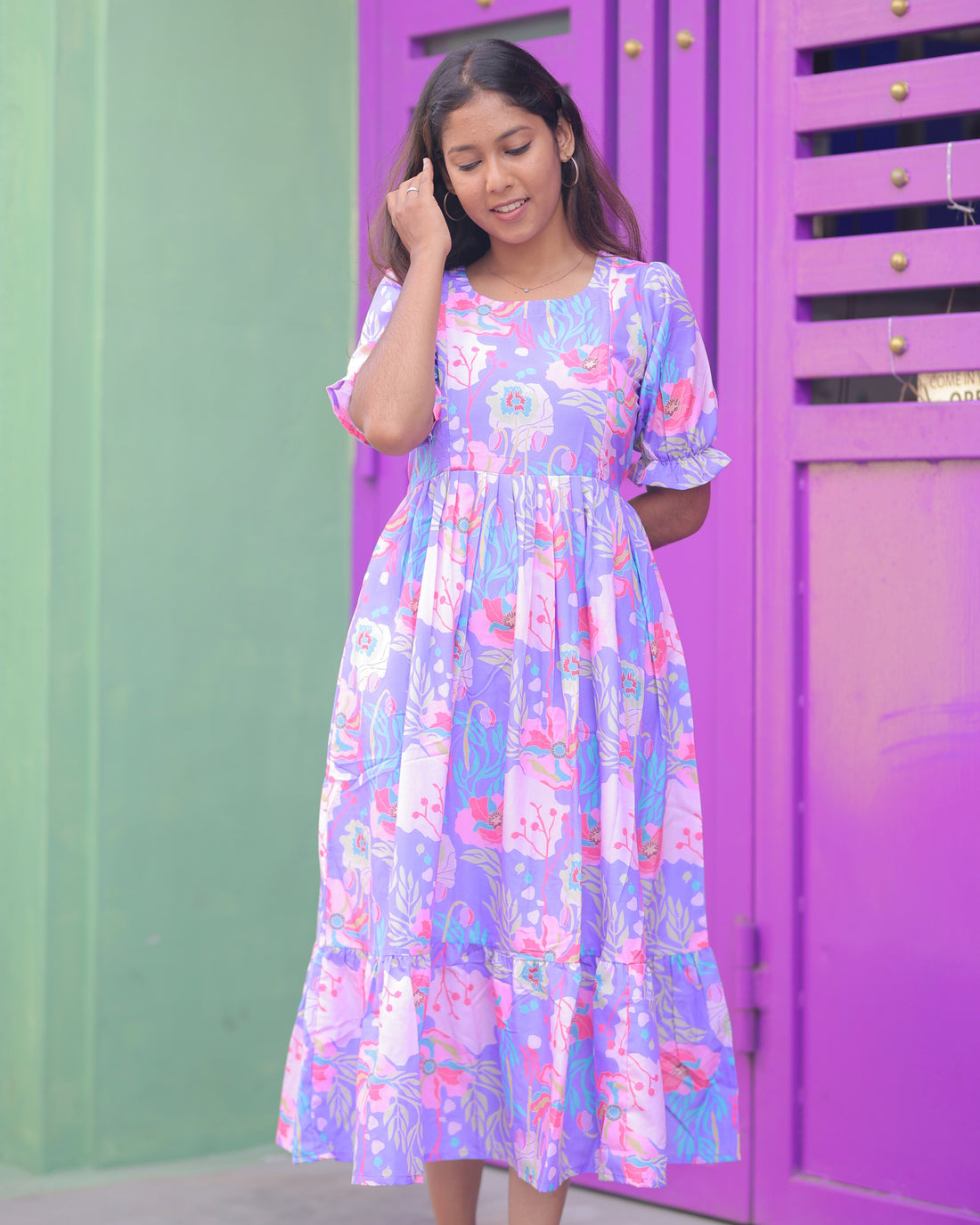 Sharmi | Maternity Maxi [Double Side Zips]