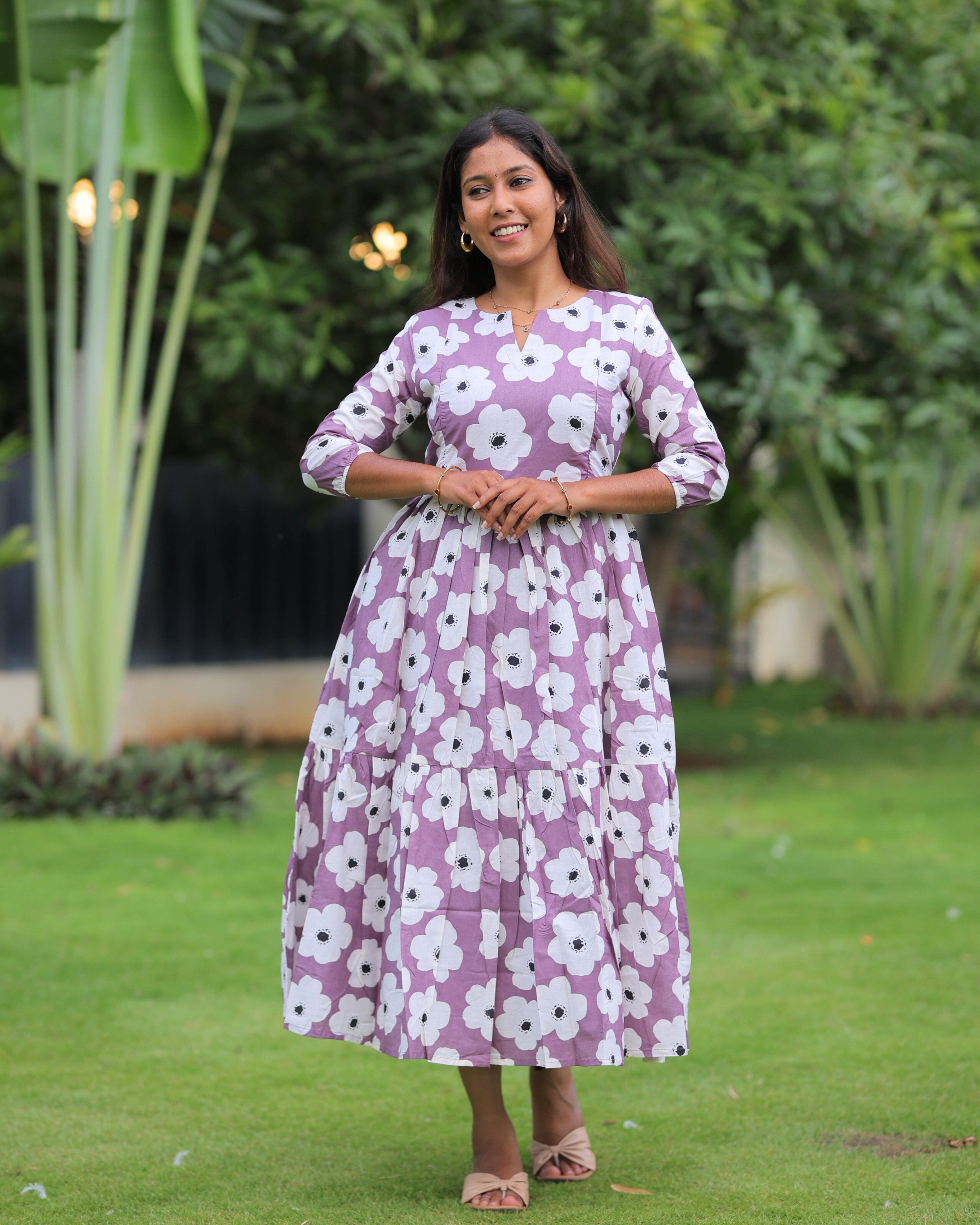 Prisha | Maternity Maxi with Full Lining [Double Side Zips]