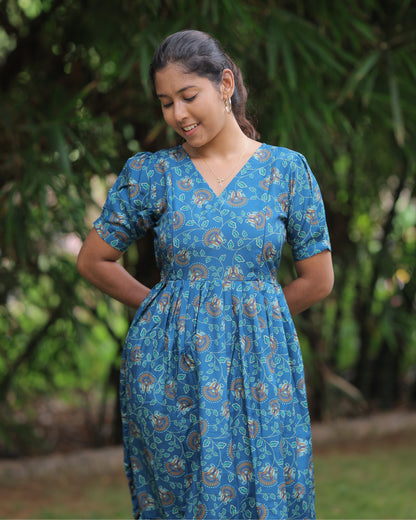 Ambika | Maternity Maxi [Double Side Zips]