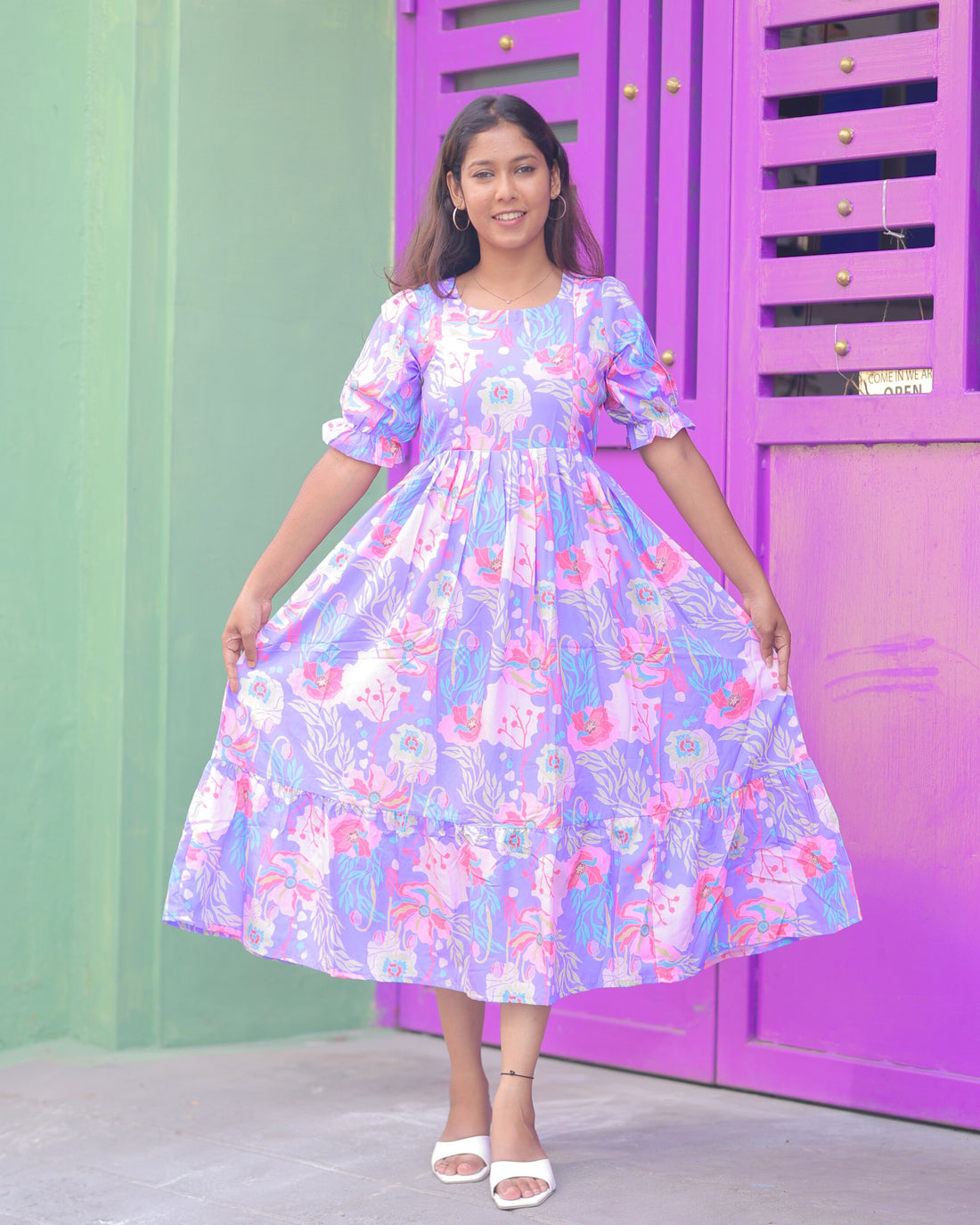 Sharmi | Maternity Maxi [Double Side Zips]