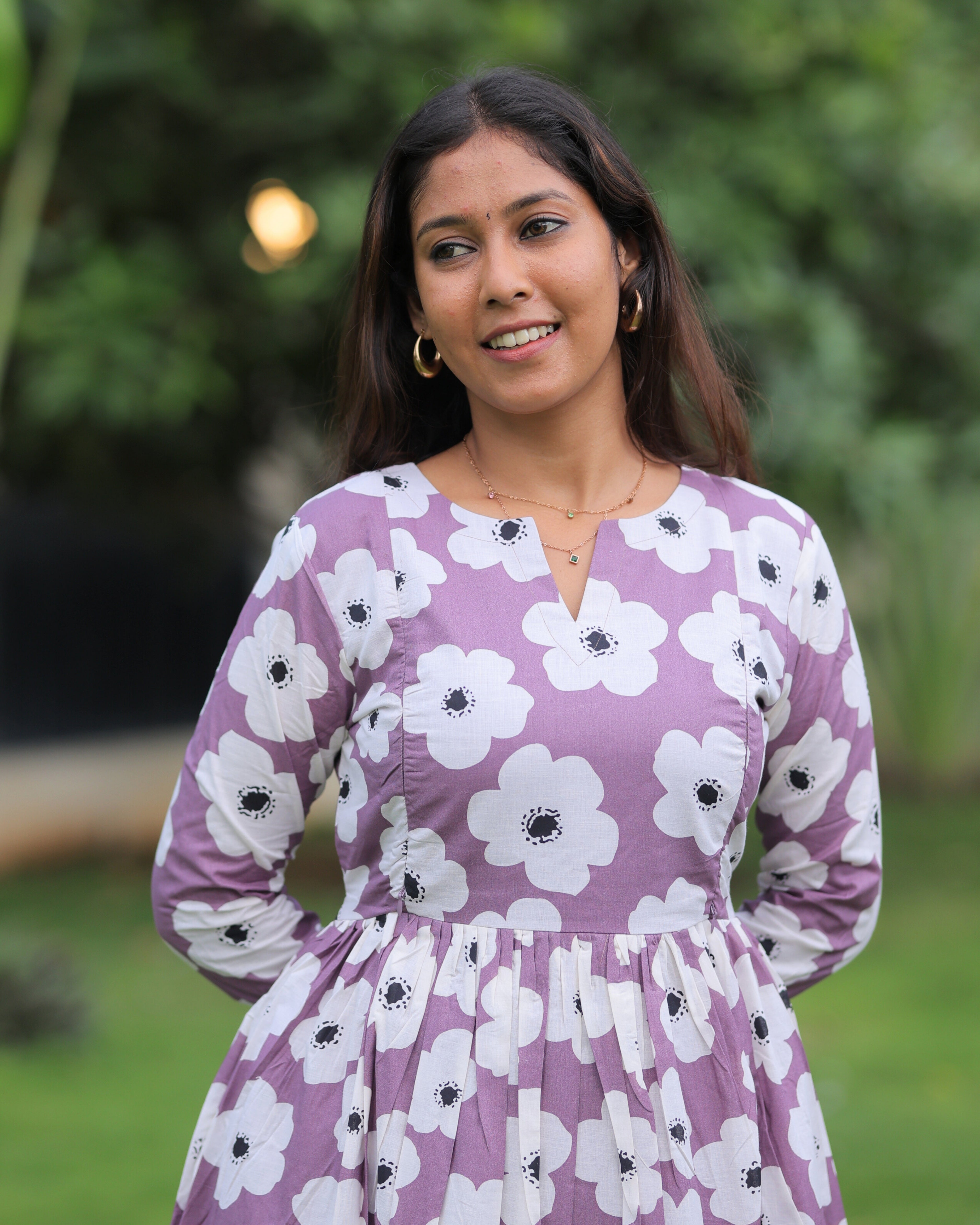 Prisha | Maternity Maxi with Full Lining [Double Side Zips]