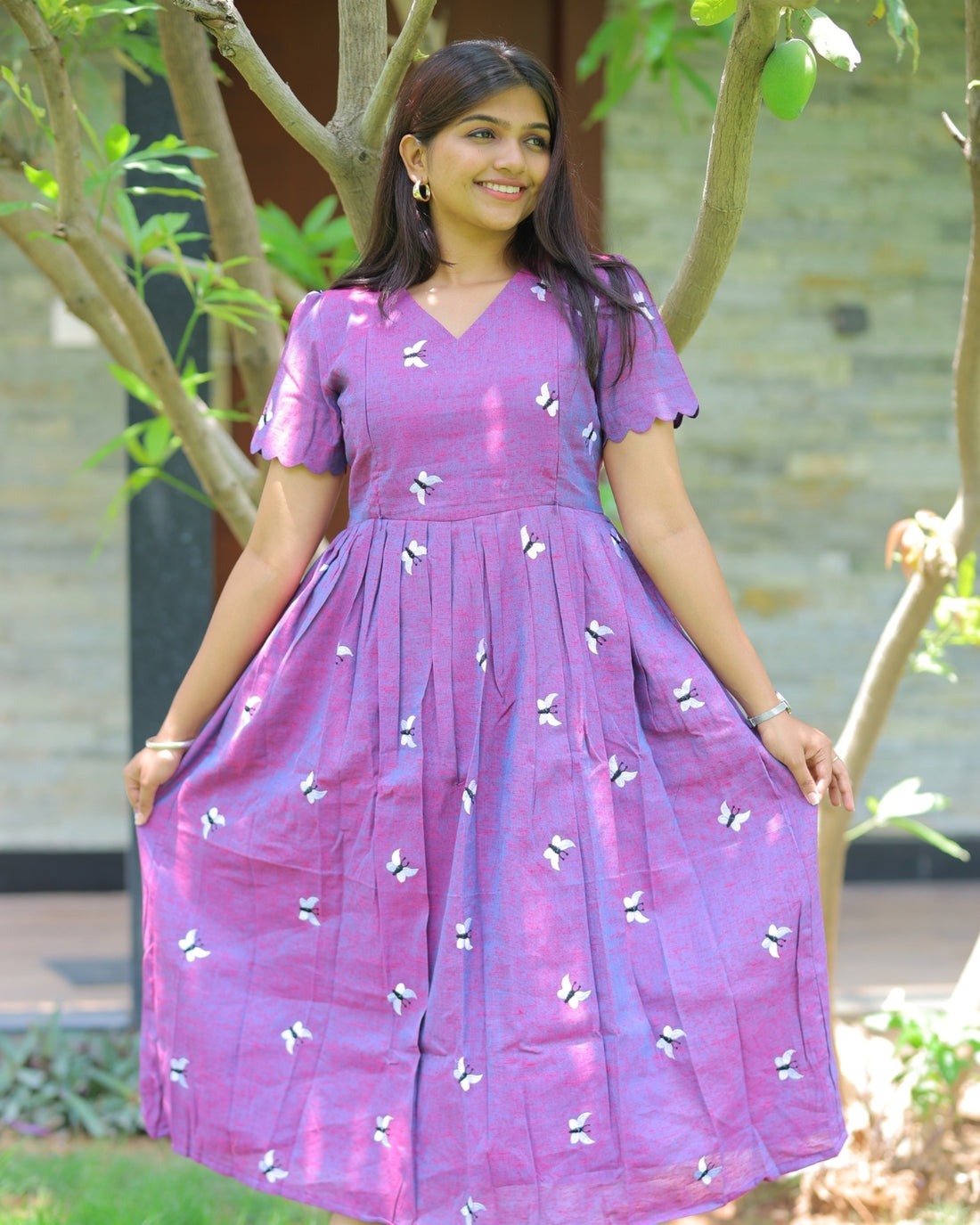 Butterfly | Maternity Maxi with Lining