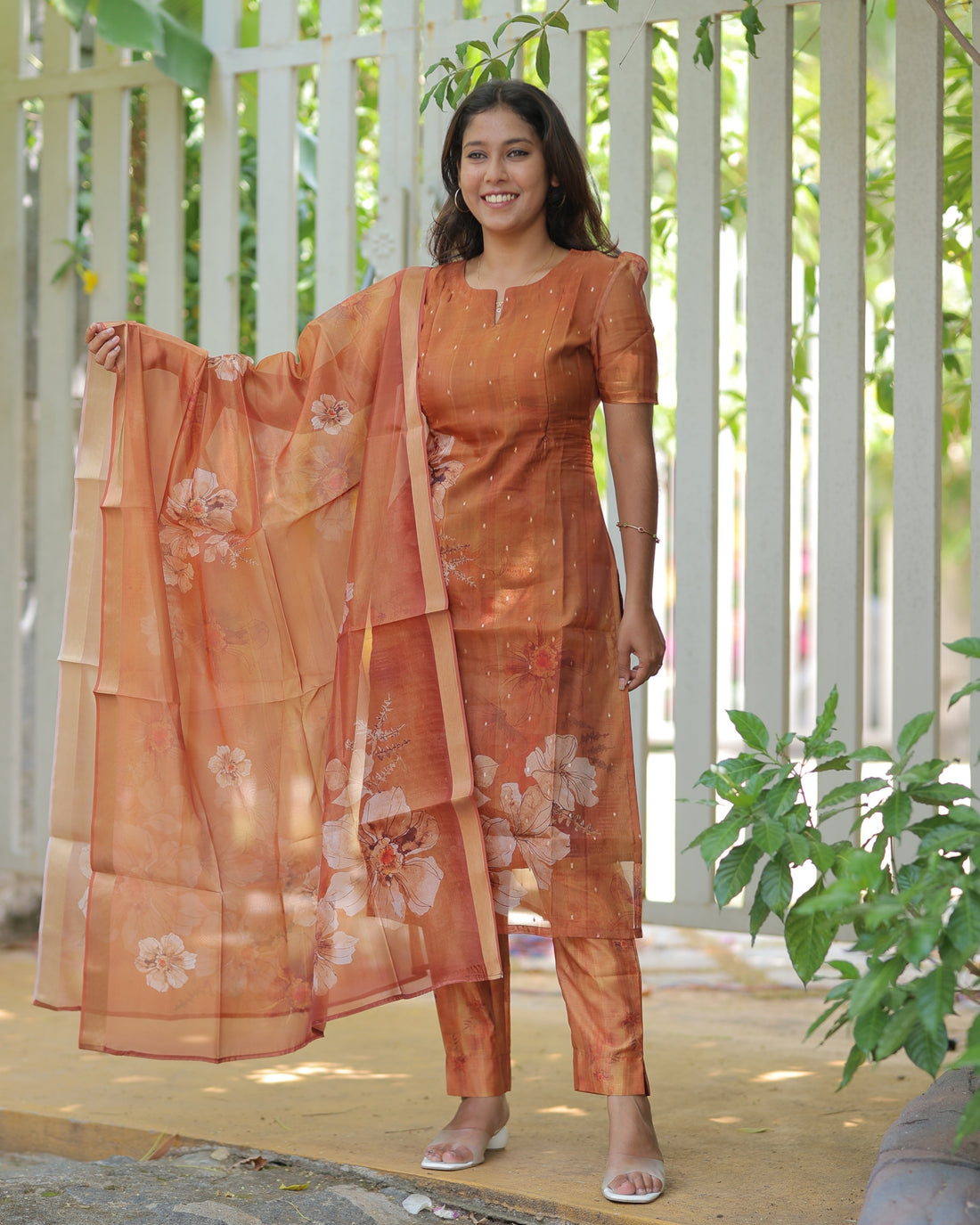 Tharani | Maternity Kurti with Lining [TOP + PANT + DUPATTA]