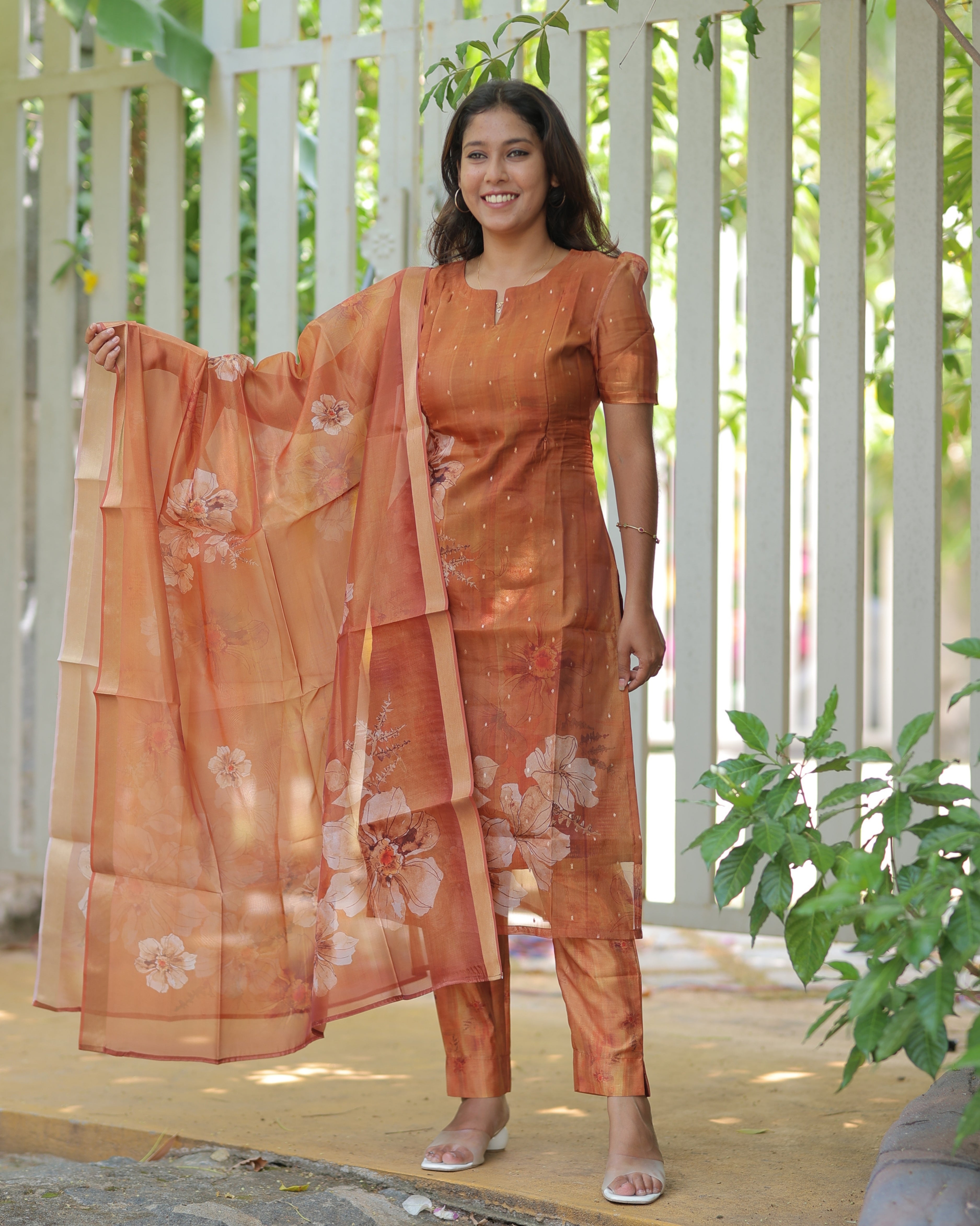Tharani | Maternity Kurti with Lining [TOP + PANT + DUPATTA]