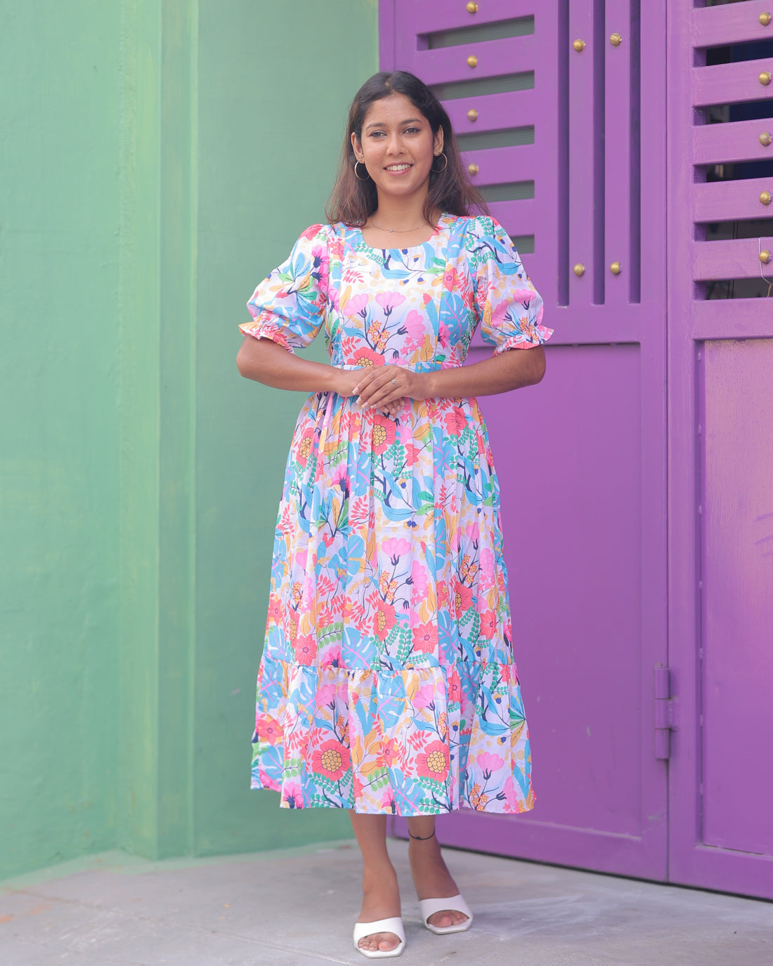 Shalini | Maternity Maxi [Double Side Zips]