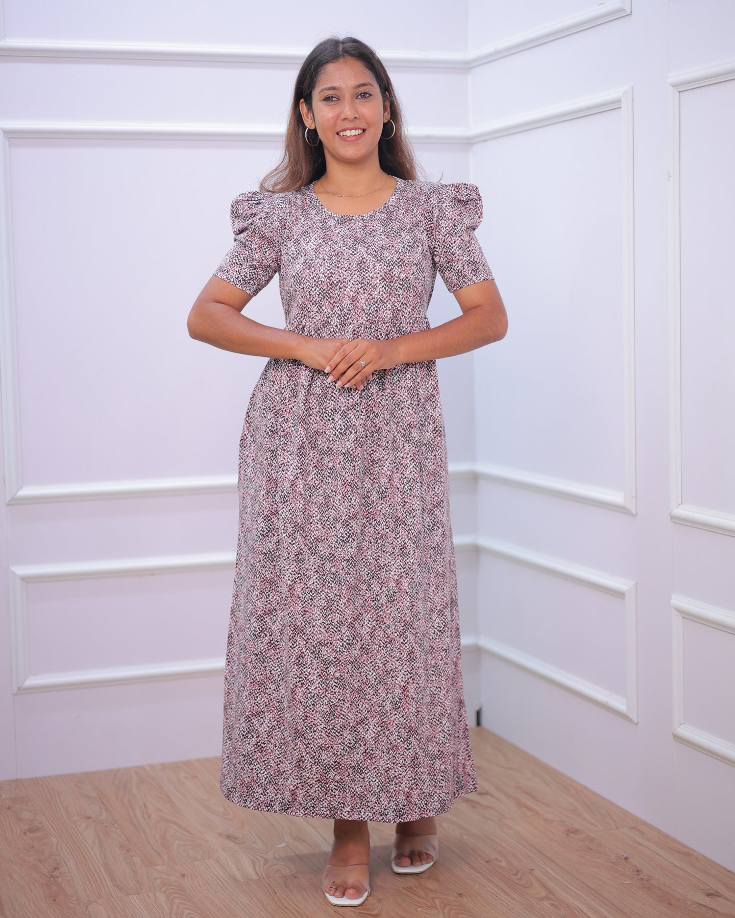 Sahara | Casual Non-Maternity Loungewear - Puff Sleeve | Full Length
