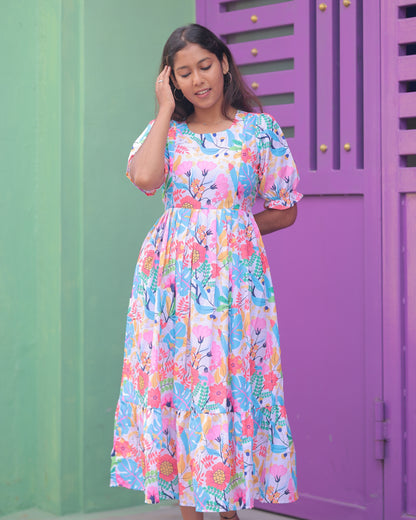 Shalini | Maternity Maxi [Double Side Zips]