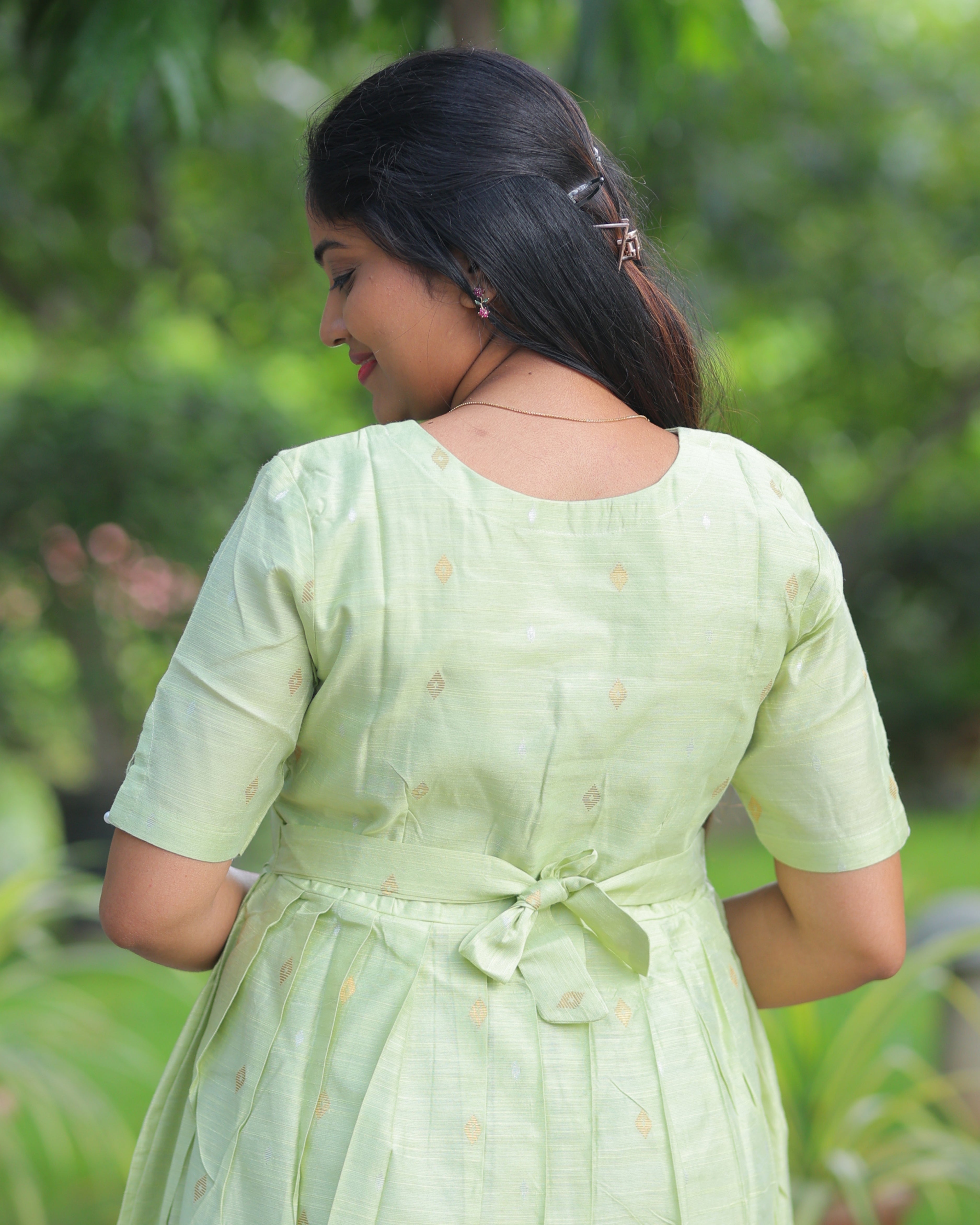 Aarani | Maternity Maxi with Full Lining [Double Side Zips]