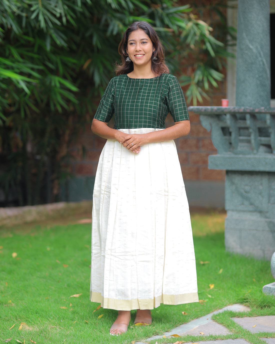 Onam S2_ Maternity Maxi with Full Lining [Double Side Zips]