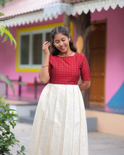 Onam S1_ Maternity Maxi with Full Lining [Double Side Zips]
