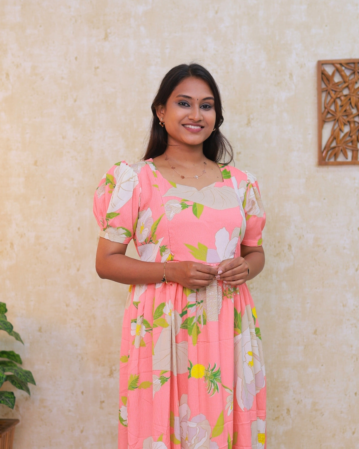 Peach Bud | Maternity Kurti with Lining [Popcorn]