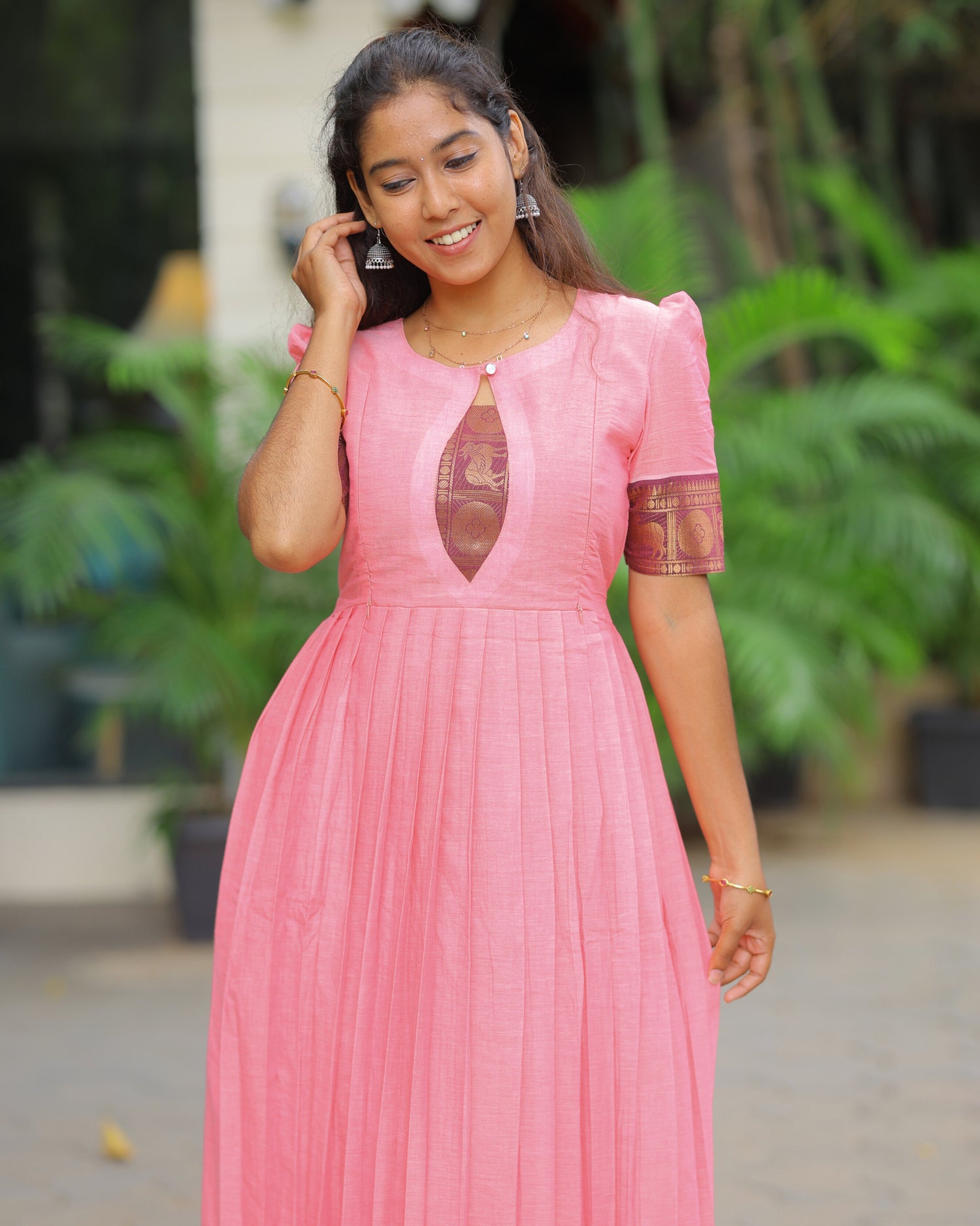 Poonguzhali_V5 Maternity Maxi with Full Lining [Double Side Zips]