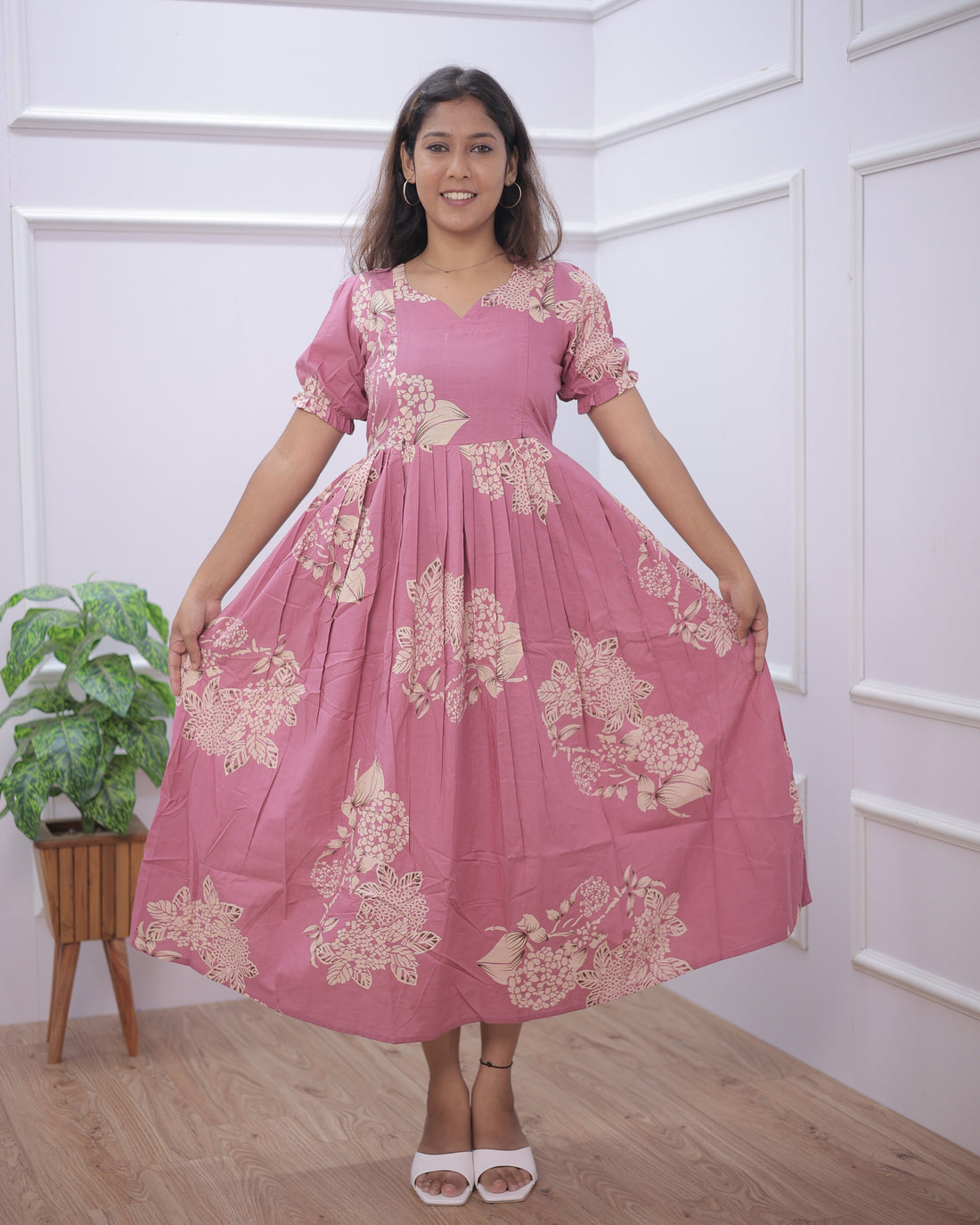 Thanvi | Maternity Maxi [Double Side Zips]