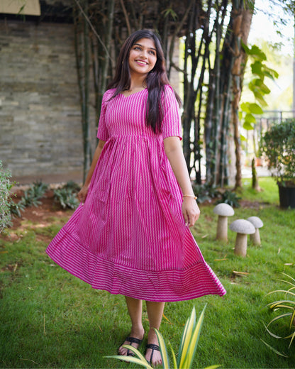 P-Parvati | Maternity Maxi with Top Lining [Double Side Zips] - DISPATCH DATE _ SEP 01