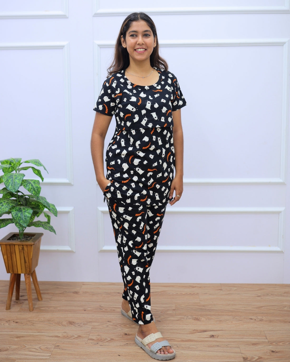 Ekta | Zipless Feeding Pant Set