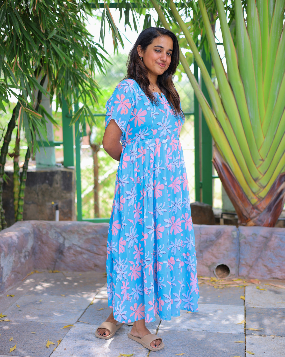 Niravi| Maternity Maxi with Full Lining [Double Side Zips] - DISPATCH DATE_SEP_20