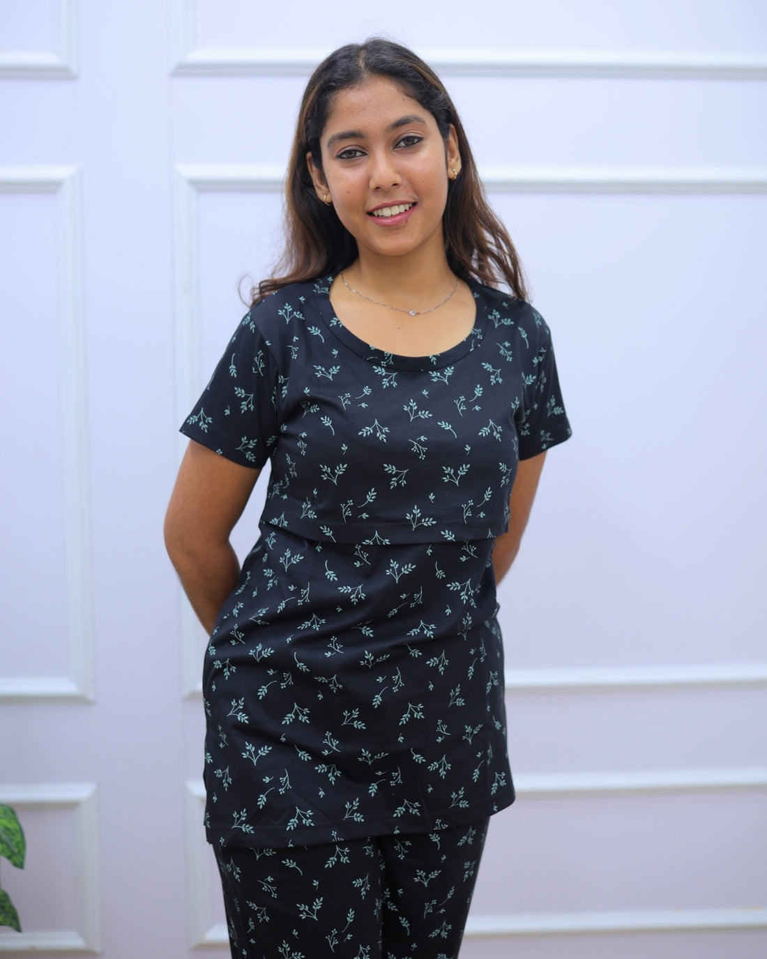 Champa | Zipless Feeding Pant Set