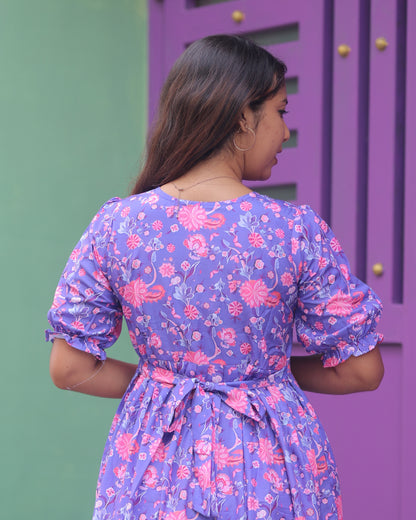 Disha | Maternity Maxi [Double Side Zips]