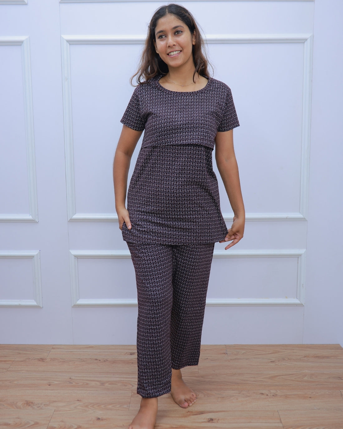 BROWNIE | Zipless Feeding Pant Set