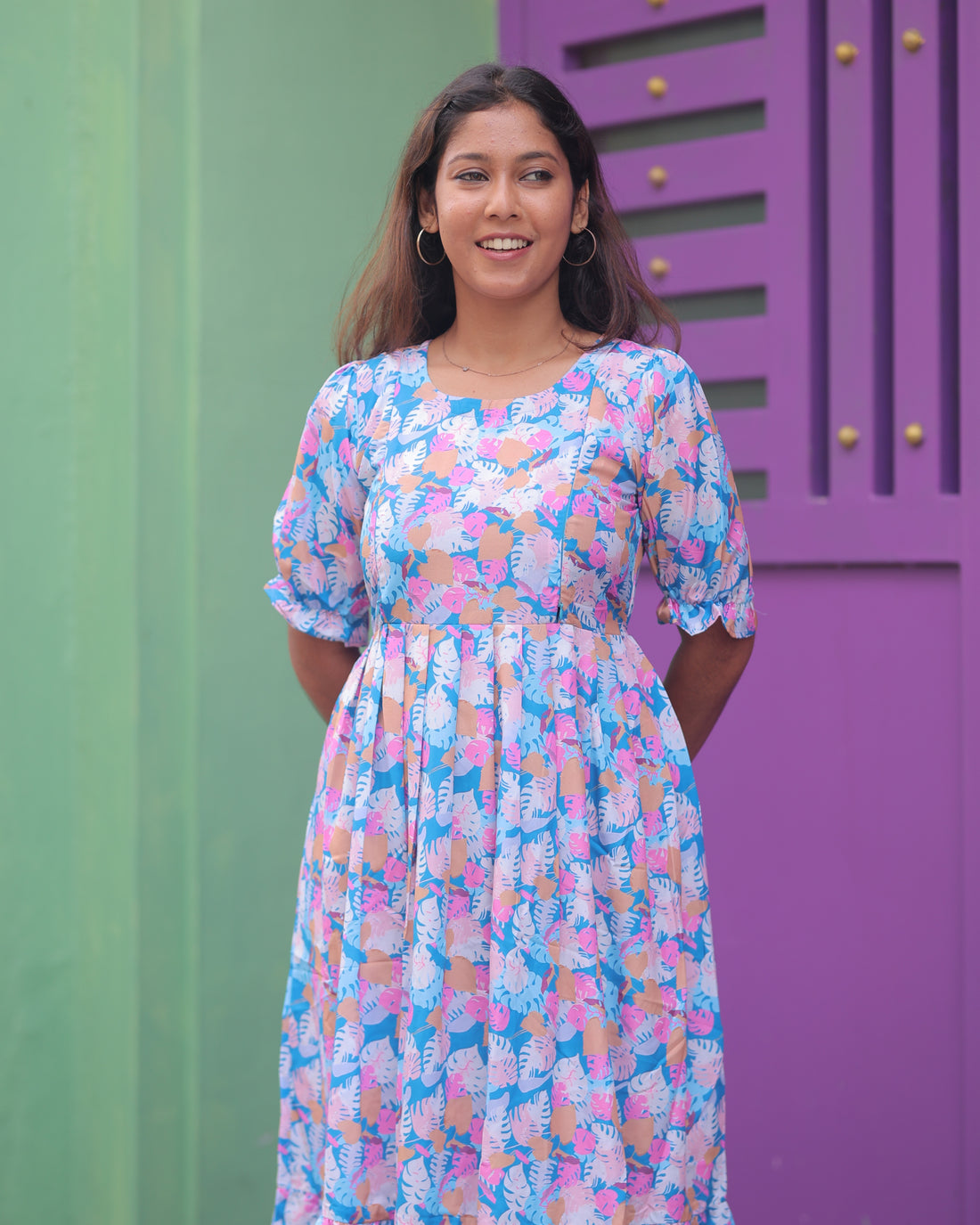 Monika | Maternity Maxi [Double Side Zips]