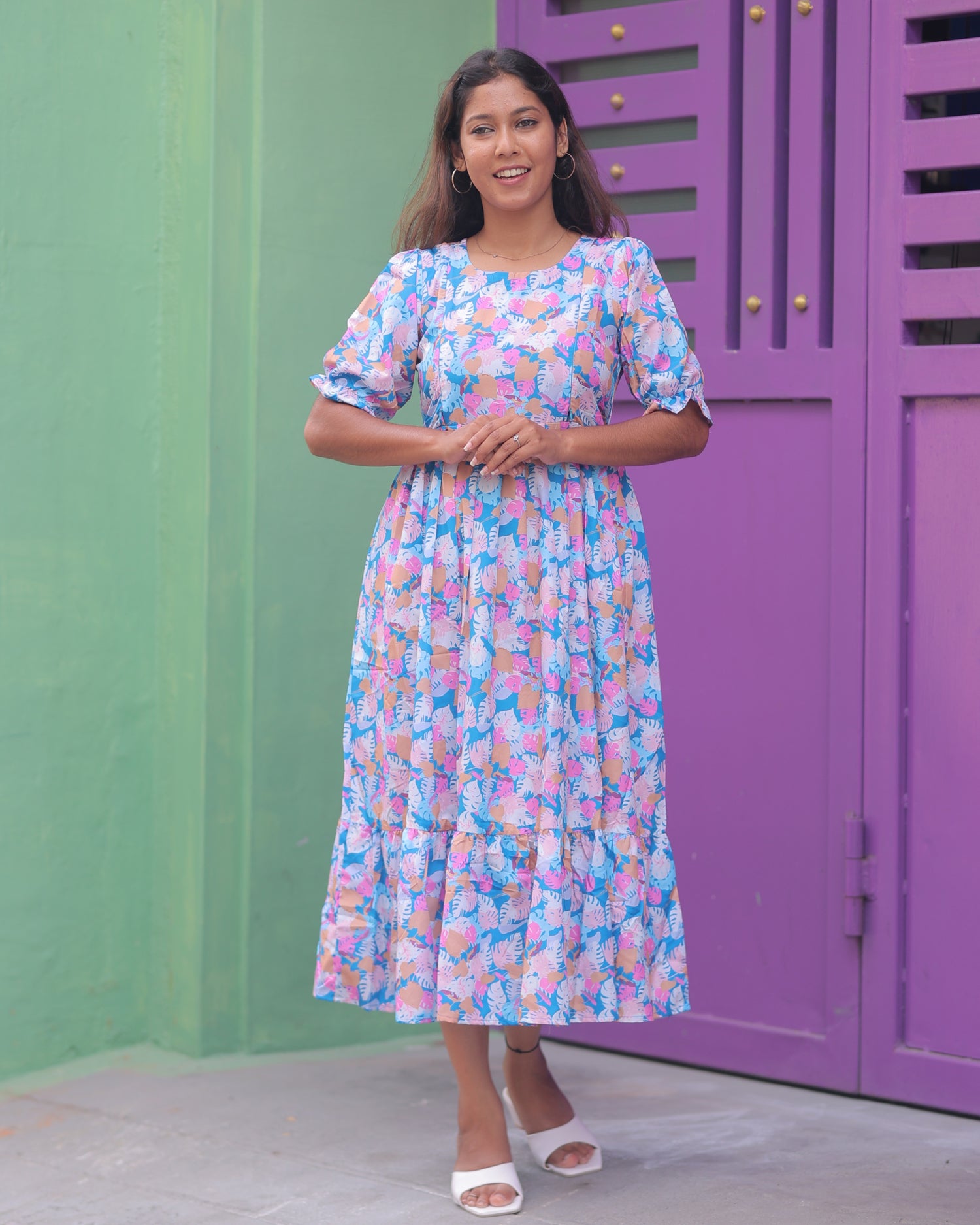Monika | Maternity Maxi [Double Side Zips]