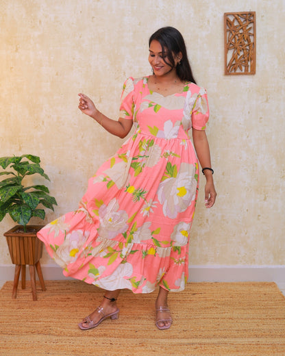 Peach Bud | Maternity Kurti with Lining [Popcorn]