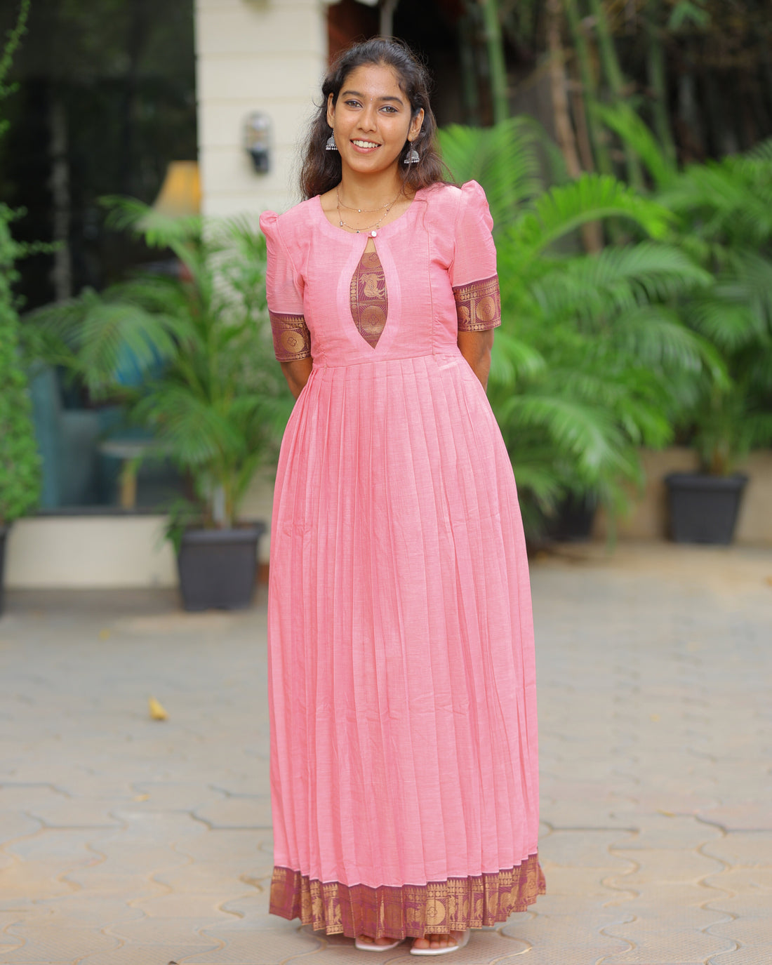 Poonguzhali_V5 Maternity Maxi with Full Lining [Double Side Zips]