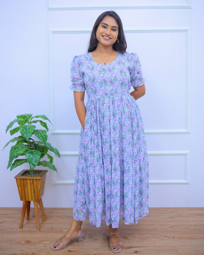 Vennila | Maternity Kurti with Lining [CENTER ZIP]