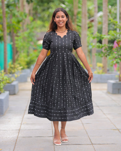 Kaviya | Maternity Maxi with Top Lining [Double Side Zips] - DISPATCH DATE _ SEP 01