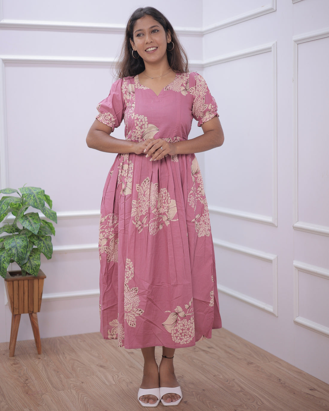 Thanvi | Maternity Maxi [Double Side Zips]