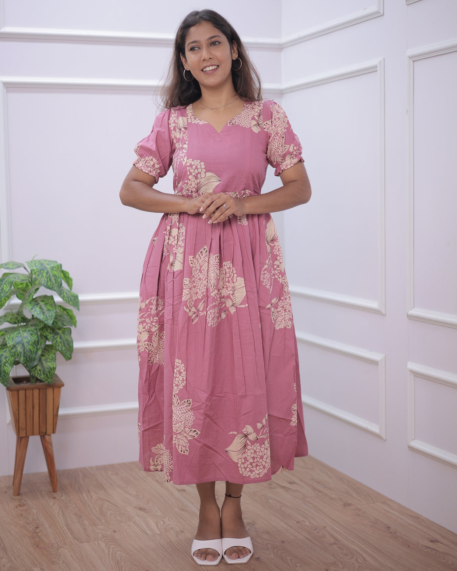 Thanvi | Maternity Maxi [Double Side Zips]