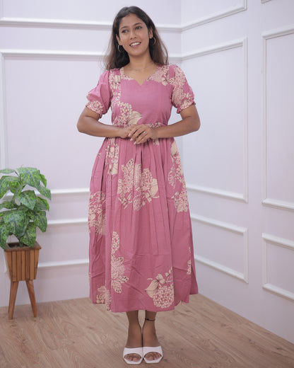 Thanvi | Maternity Maxi [Double Side Zips]