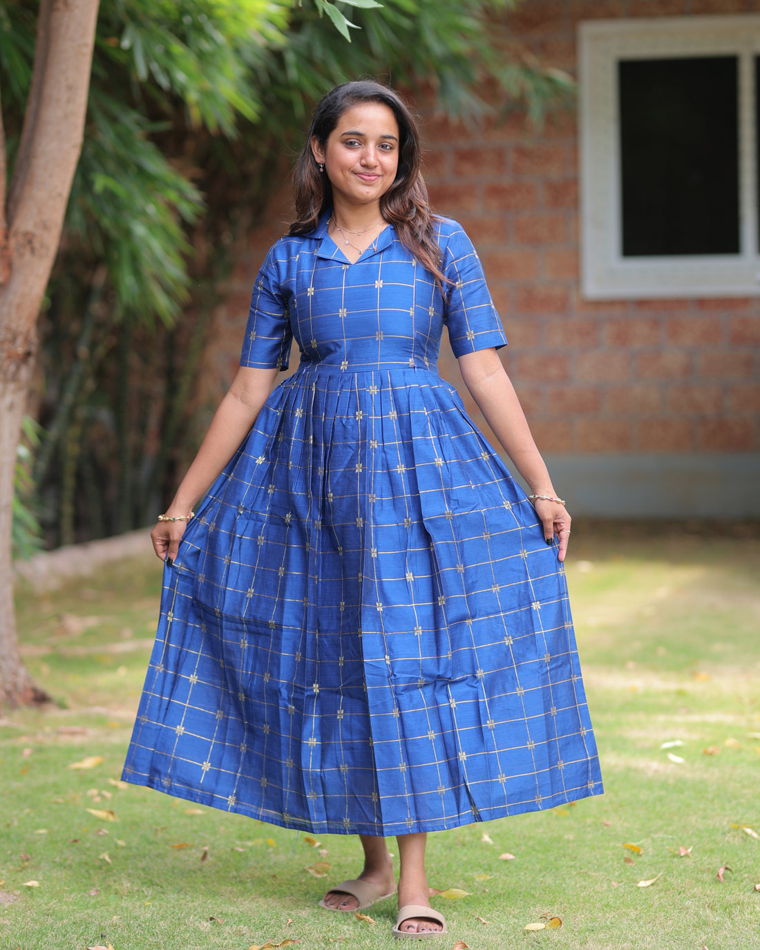 Kadhal | Maternity Maxi with Full Lining [Double Side Zips]