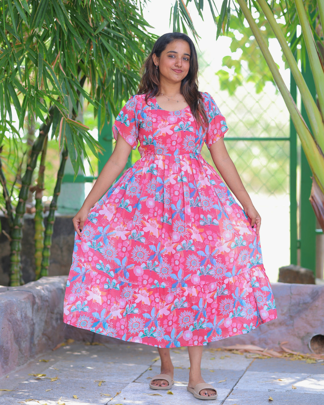 Hima | Maternity Maxi with Full Lining [Double Side Zips] - DISPATCH DATE_SEP-20