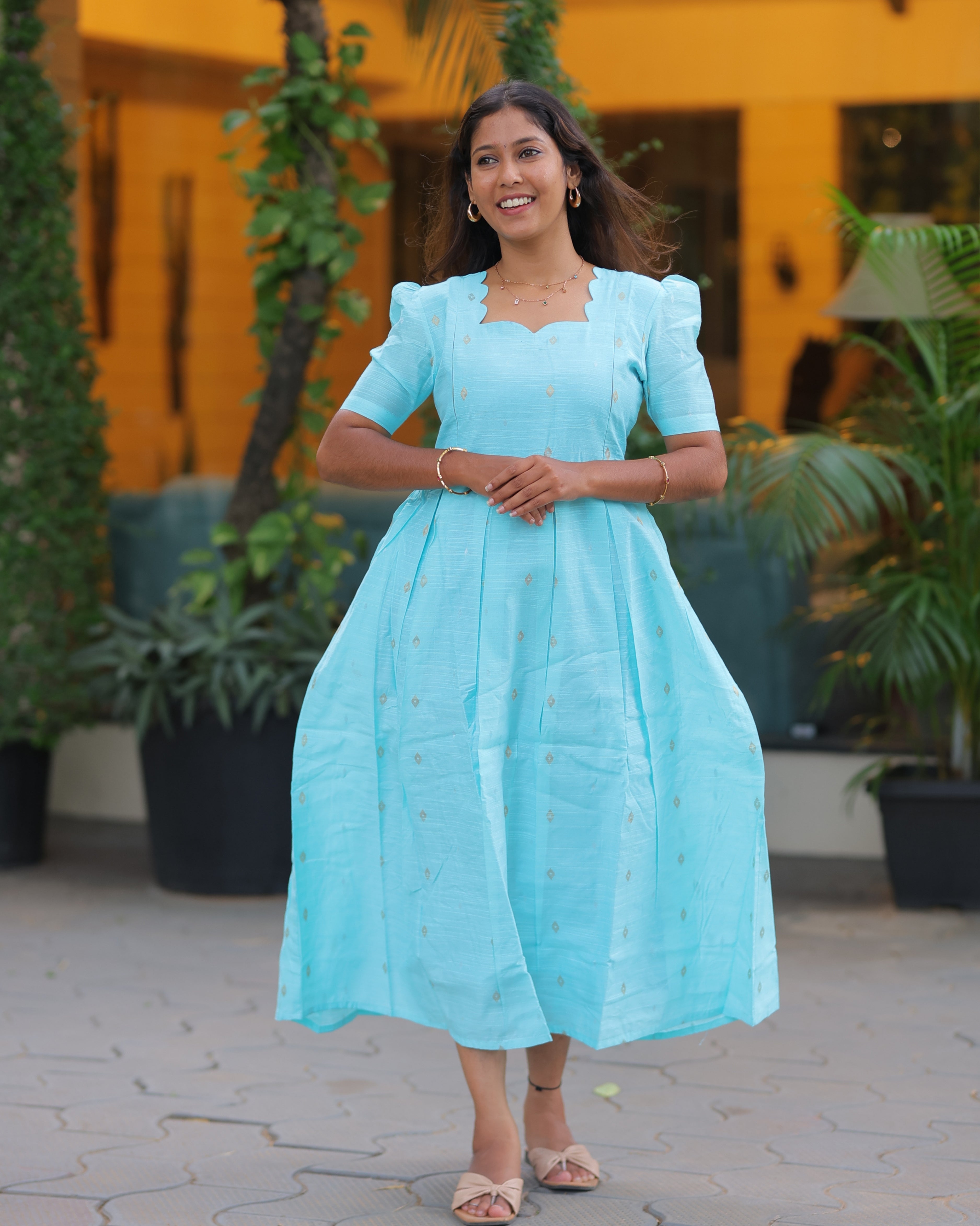 Shivyya | Maternity Maxi with Full Lining [Double Side Zips]