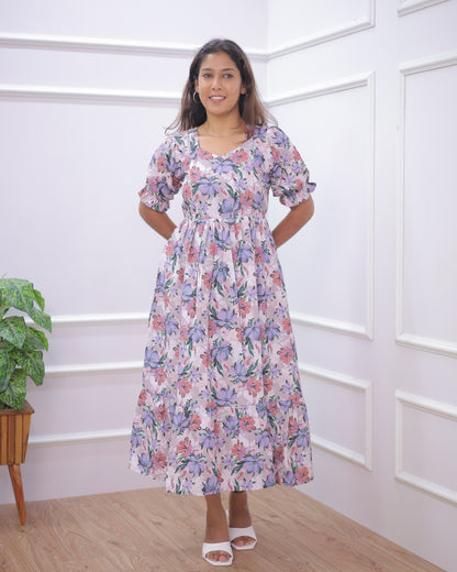Tendral | Maternity Maxi [Double Side Zips]