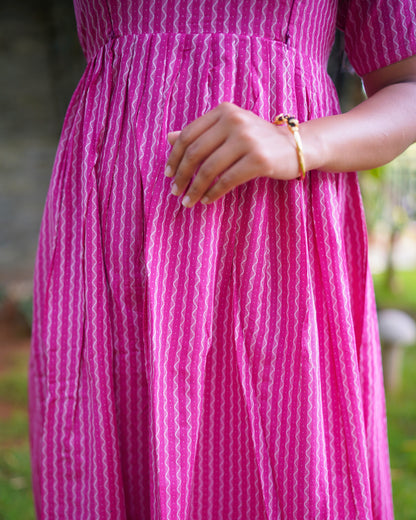P-Parvati | Maternity Maxi with Top Lining [Double Side Zips] - DISPATCH DATE _ SEP 01
