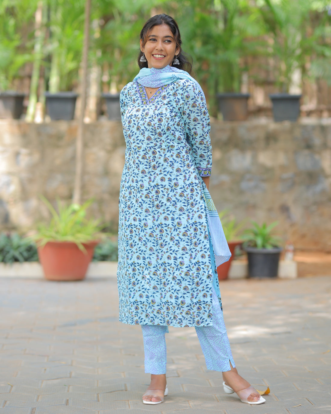 Niraiya | Maternity Kurti with Lining [TOP + PANT + DUPATTA]