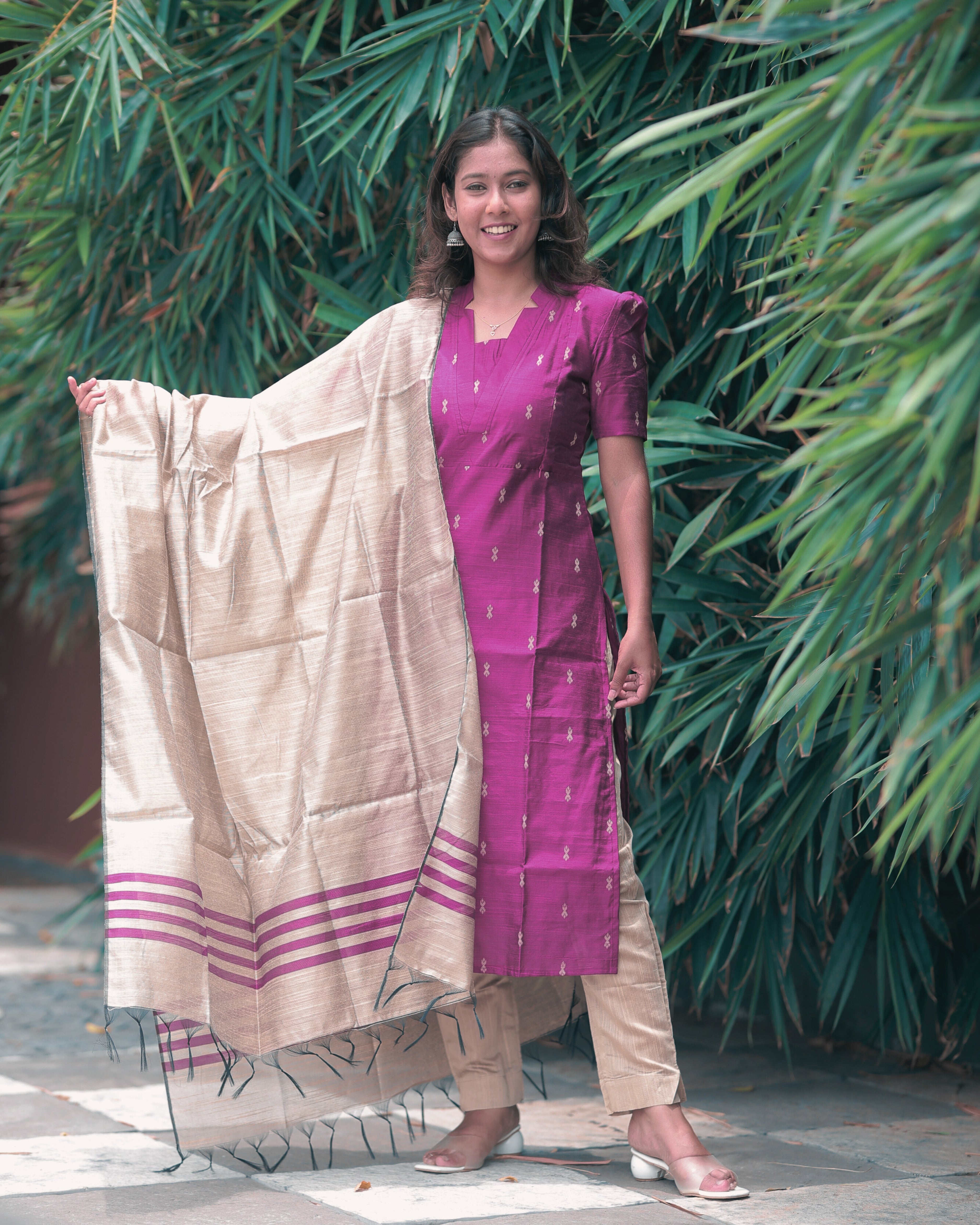 Aiswarya | Maternity Kurti with Lining [TOP + PANT + DUPATTA]