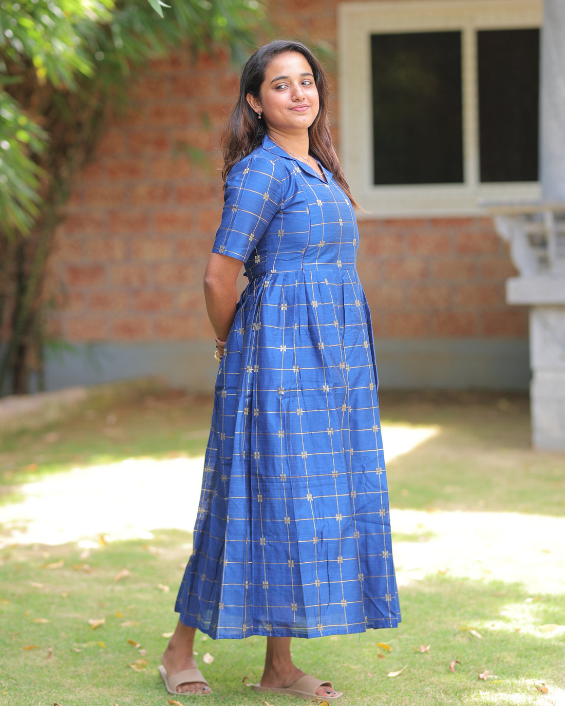 Kadhal | Maternity Maxi with Full Lining [Double Side Zips]