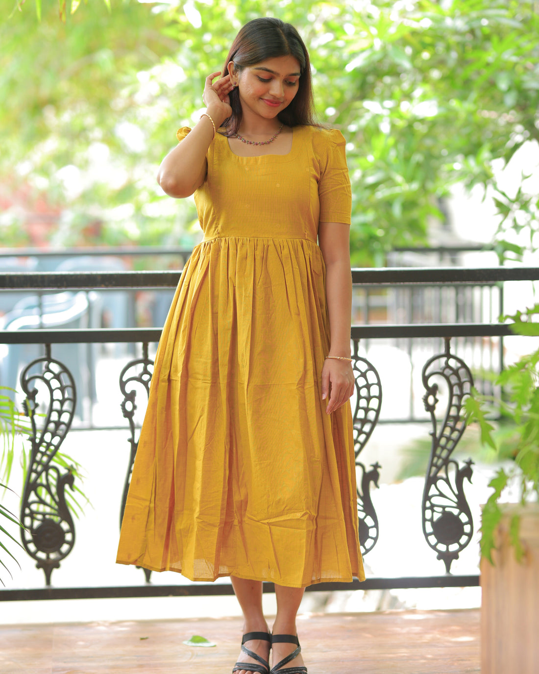Aditi | Maternity Maxi with Full Lining [Double Side Zips]