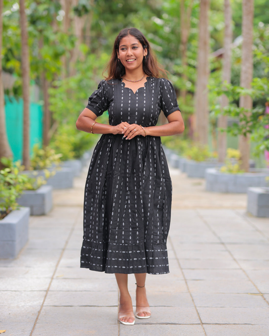 Kaviya | Maternity Maxi with Top Lining [Double Side Zips] - DISPATCH DATE _ SEP 01