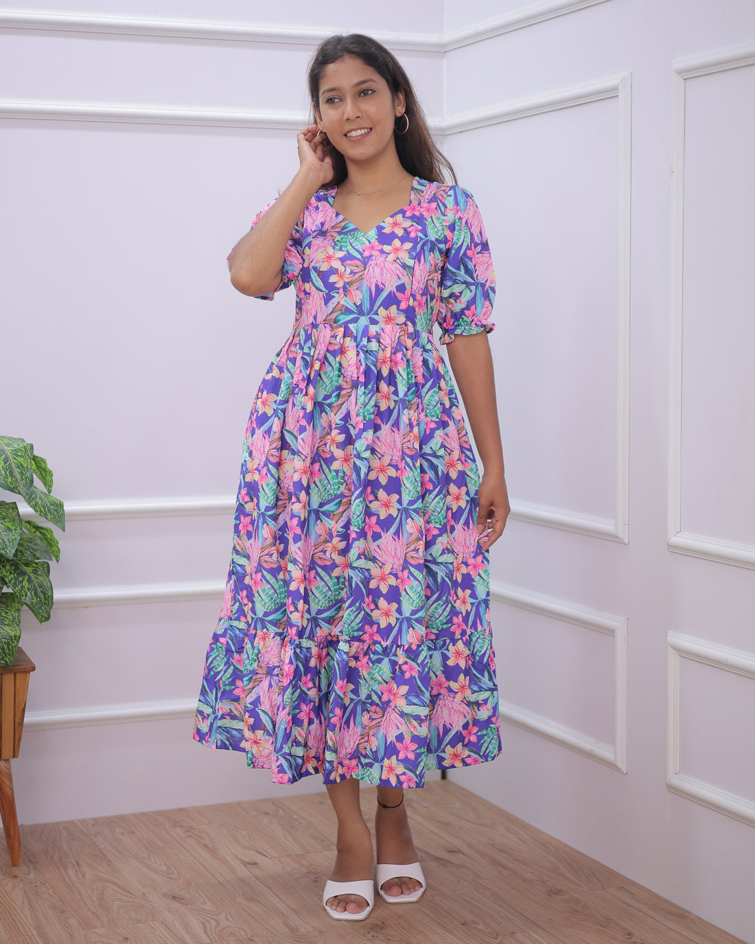 Saral | Maternity Maxi [Double Side Zips]