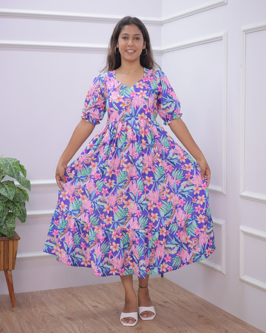 Saral | Maternity Maxi [Double Side Zips]