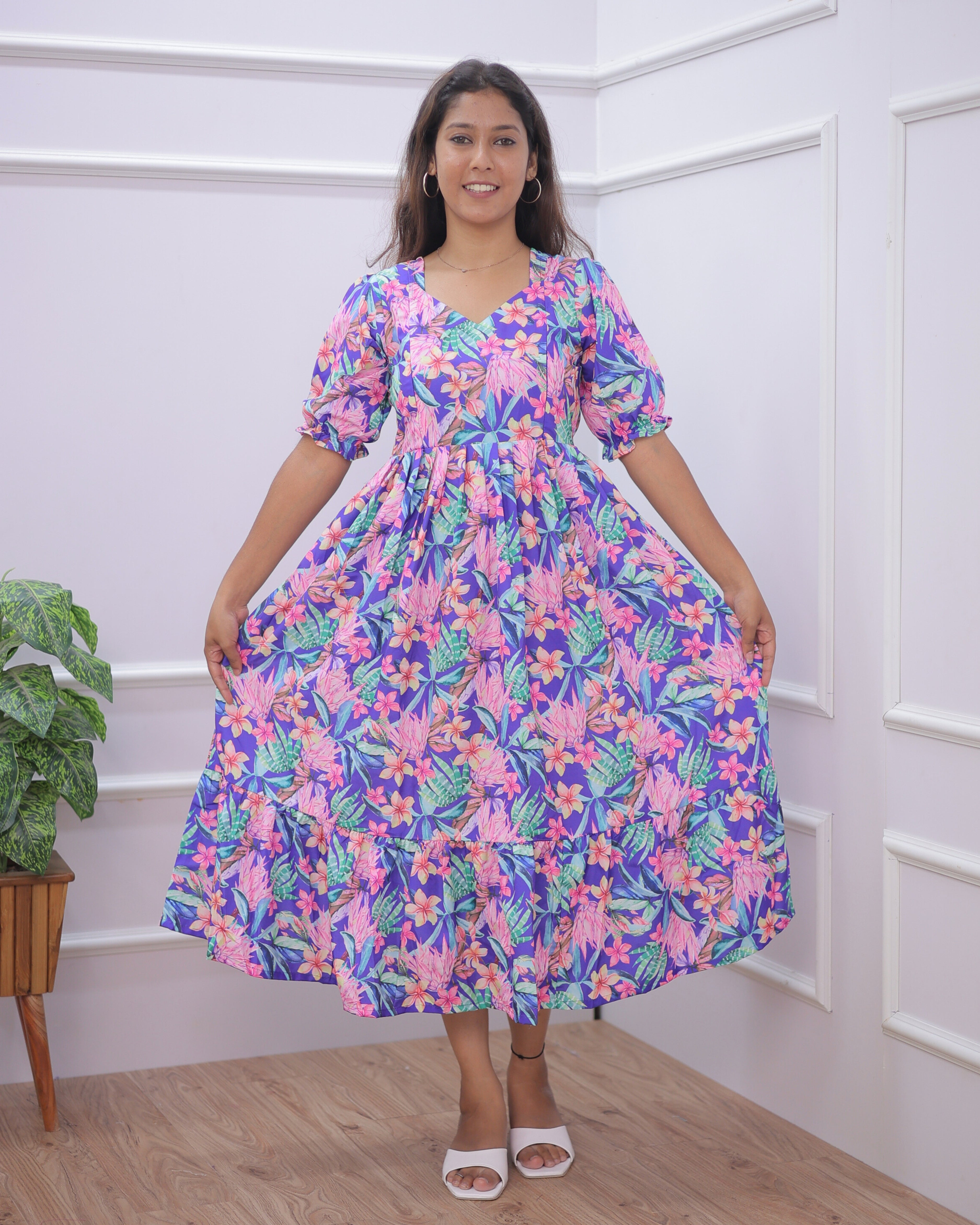 Saral | Maternity Maxi [Double Side Zips]