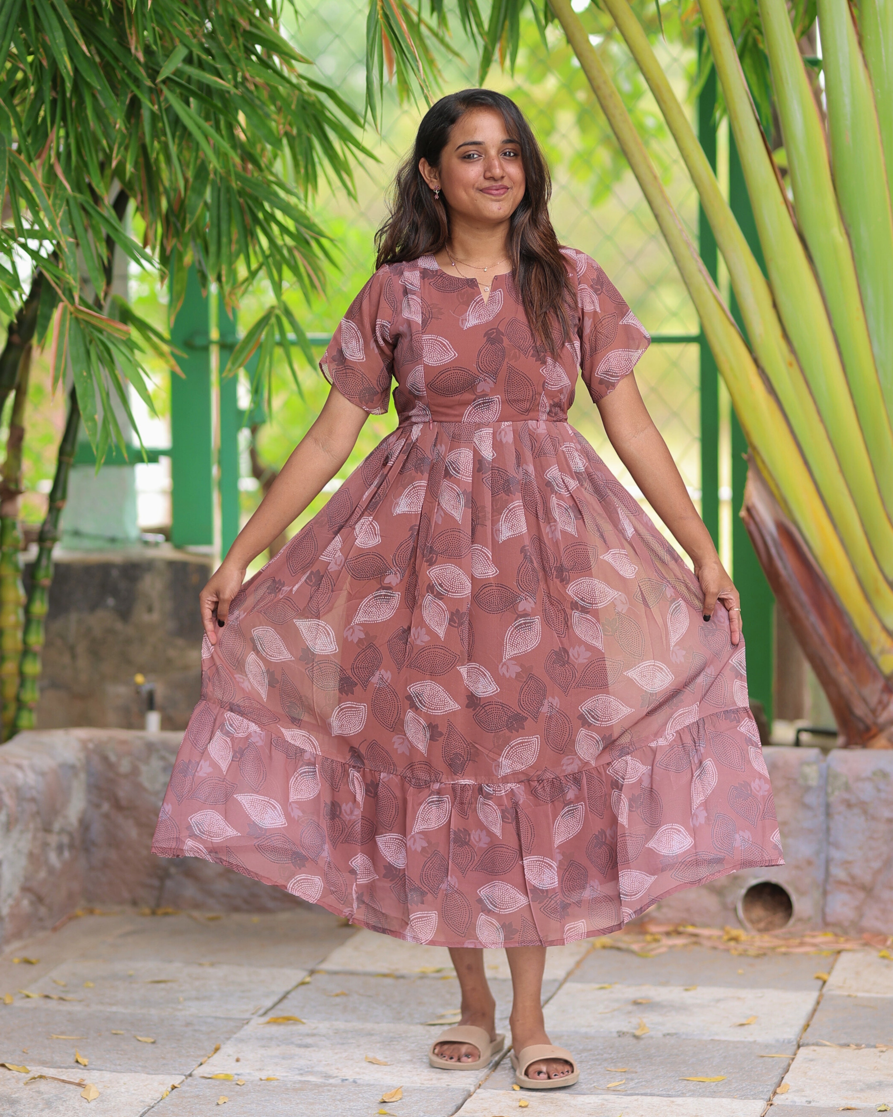 Arphana | Maternity Maxi with Full Lining [Double Side Zips] - DISPATCH DATE_SEP-20