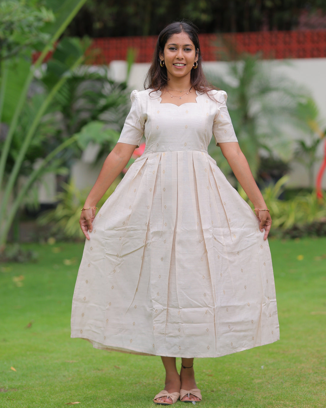 Ruhika | Maternity Maxi with Full Lining [Double Side Zips]