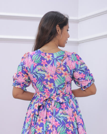 Saral | Maternity Maxi [Double Side Zips]